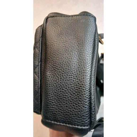 Olivia & Kate New York Womens Black Quilted Mini Backpack Studded Ears Bow - Picture 16 of 16